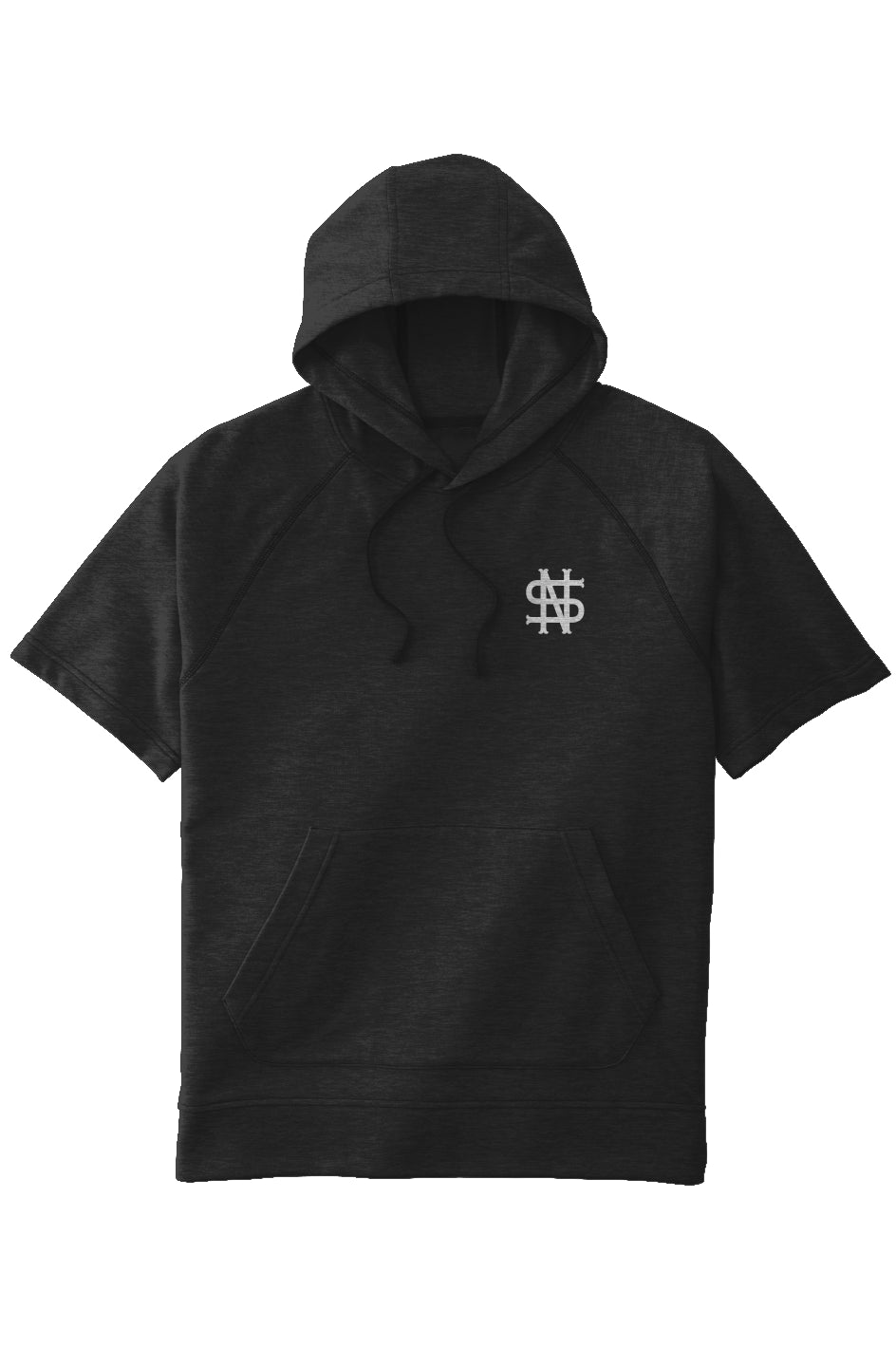 Tri-Blend Fleece S/S Hooded Pullover